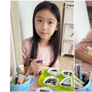 아이와 함께 집콕요리:) 시판 케익믹스로 전자렌지 초코머핀 만들기♡