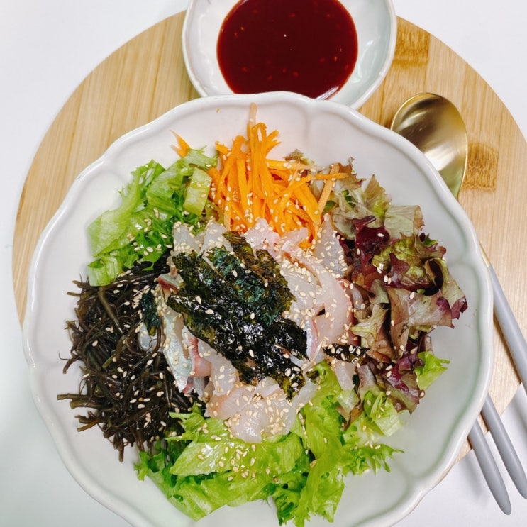 집에서 회덮밥 만들기, 재료와 맛있게 먹는법 한그릇요리 : 네이버 블로그