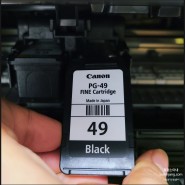 캐논 프린터 E409 잉크 교체 (PG-49, CL-59) + 프린트 헤드 정렬하기