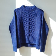 멍석무늬와 케이블로 만드는 대바늘 스웨터 뜨기, Umbra Pullover by Whitney Hayward