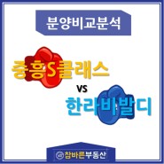"중흥S클래스" vs "한라비발디" 분양 전격 비교분석