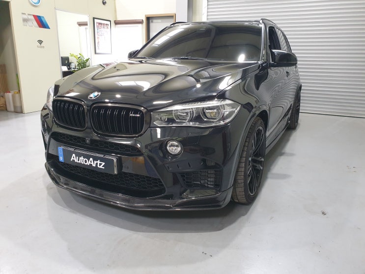 BMW F85 X5M RKP 타입 카본 프론트립 장착! : 네이버 블로그