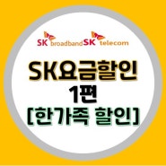 [SK요금할인1편] 한가족할인 // sk휴대폰 사용하시는분들을 위한 저렴한 SK인터넷가입하기!!기가몬스터