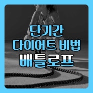 [피트니스아레나 광나루역점] 단기간 다이어트 비법, 배틀로프!