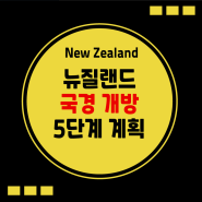뉴질랜드 국경 개방 5단계 계획