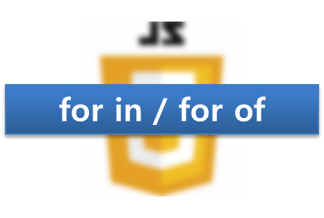 [JavaScript] for in, for of : 네이버 블로그