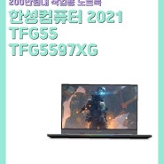 한성컴퓨터 2021 TFG55 TFG5597XG[200만원대 작업용 노트북]