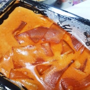 검암동 배떡 로제떡볶이 맵기 2단계 (누들밀떡, 중국당면 추가) 포장 후기