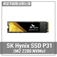 SK 하이닉스 SSD P31 (M.2 NVMe PCIe 3.0 1TB)