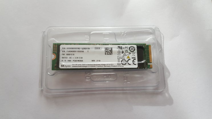 SK하이닉스 PC601/611 M.2 NVMe (256GB) 리뷰 : 네이버 블로그