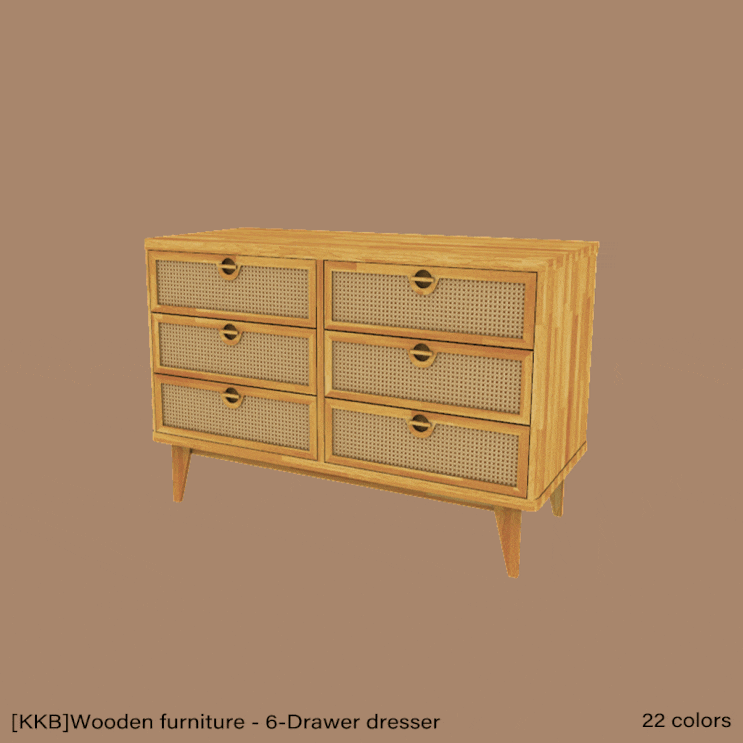 [KKB]Wooden furniture 6Drawer dresser 네이버 블로그