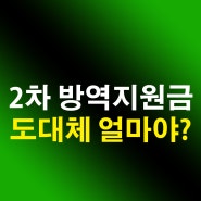 소상공인 방역지원금 2차 300만원 500만원 1000만원 논의