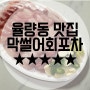 청주 율량동 맛집 :: 막썰어회포차 제철 대방어 회 포장