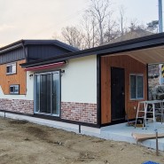 9평 주택 4형제 이동식주택 농막디자인 확장 설치
