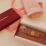 지난해 생일선물이었던 페레가모 바라보우 카드지갑 핑크색!