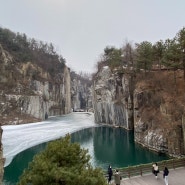 두 돌 아기랑 포천 여행(한화 산정호수 안시 리조트, 금산가든, 임진강 매운탕, 포천아트밸리) 2편