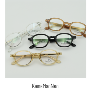 일본 안경 가메만넨 사각 뿔테 안경 KMN-6148
