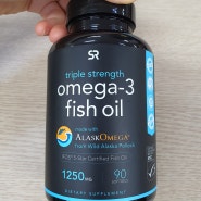 냄새안나는 오메가3 추천, 스포츠 리서치 오메가, triple strength omega-3 fish oil