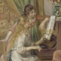 르누아르 그림에 어울리는 음악, 아마빛 머리카락의 아가씨, 드뷔시 (Debussy)