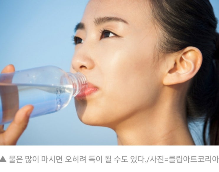 물 많이 마시면 생길 수 있는 '이 병' : 네이버 블로그