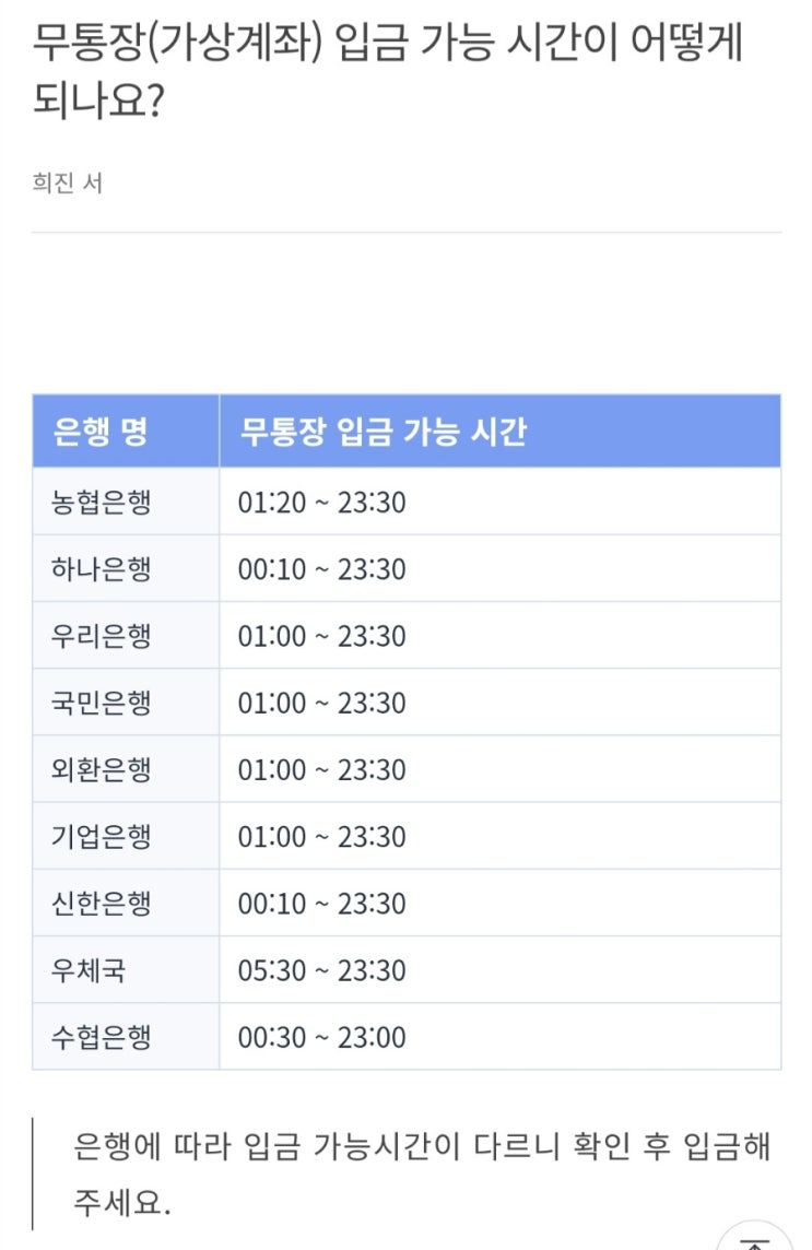 가상계좌 입금 오류 ECBKEXT10625 입금 가능 시간 체크하기. : 네이버 블로그