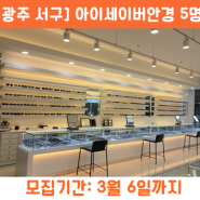 [광주 서구][~03/06] 아이세이버 5명(주말 가능)(대리인가능)(핸드폰 카메라 가능)