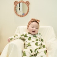 남자아기 머리띠 + 모이몰른 수트 사진