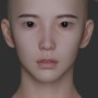 ZBrush 얼굴 연구작의 연속 작업 입니다. Blender 3D