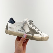 [GOLDEN GOOSE] 여자 데일리 신발 추천 !! 22SS 골든구스 여성 슈퍼스타 스니커즈 네이비탭 35사이즈 후기 !!