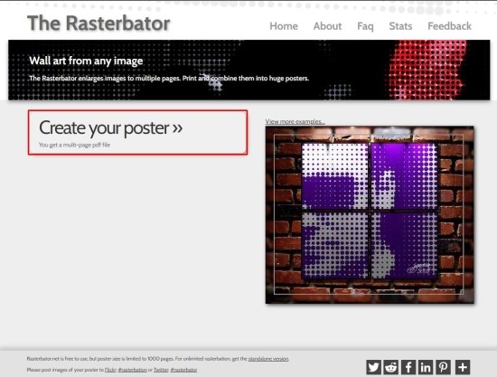 포스터 인쇄 ~ https://rasterbator.net/ : 네이버 블로그