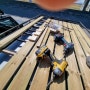 갤로퍼 방부목 루프데크 설치작업 DIY