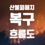 산불피해지 복구 흐름도