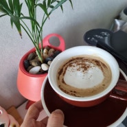 네스프레소 캡슐 커피머신,홈카페 오픈! ㅋ,홈메이드 카푸치노♡