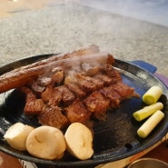 [인천 강화] 캠핑장 분위기 우대갈비 맛집! 강화 우돈