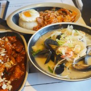 포항 남구 맛집 문덕 댓끼리짬뽕, 하얀 국물에 화끈한 중식 요리