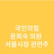 정치테마주 지방선거 서울시장 윤희숙 관련주 백광산업 유유제약