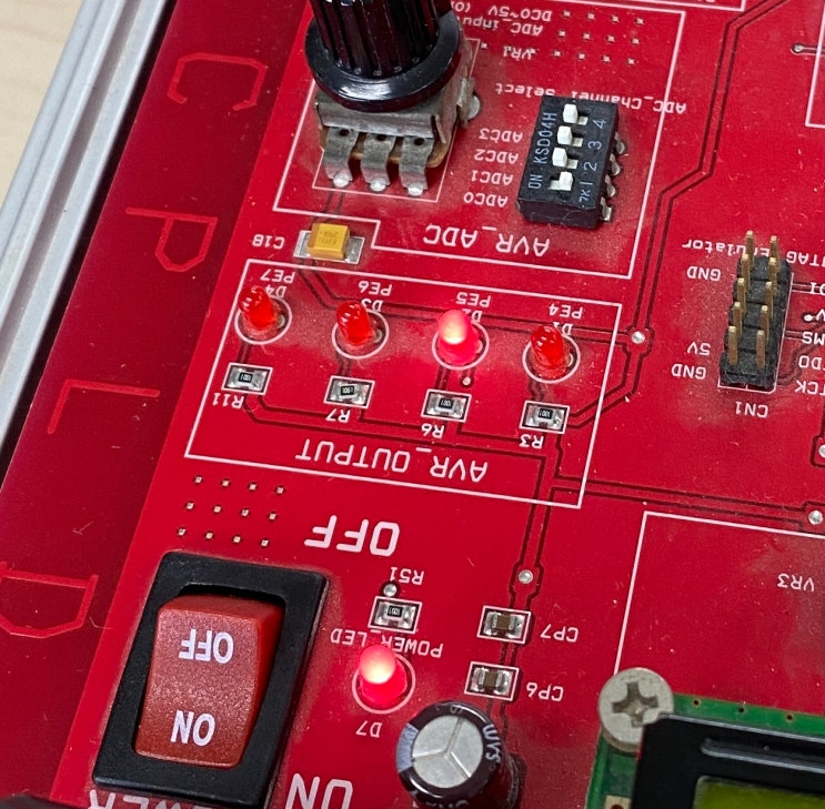 [AVR] ATmega128 LED 제어 c코드 (code vision AVR) : 네이버 블로그