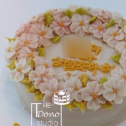[더도노스튜디오]부모님생신케이크 - 야당 케이크 전문점/ 파주 케이크 전문점/ 일산 플라워 케이크/ 운정 수제 케이크 / 야당 수제 케이크
