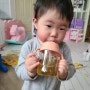 우리 아기 처음 쓰는 빨대컵은 유비맘 역류방지 빨대컵 강추!