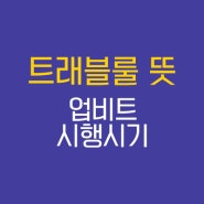 트래블룰 뜻 : 업비트 트레블룰 시행 시기