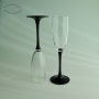 프랑스 빈티지 70's 루미낙 블랙 스템 와인잔 70's Luminarc Black Stemmed Wine Glass