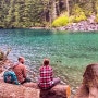 [밴쿠버캠핑] 가파른 바위산 위에 에메랄드 호수가 있는 곳: 칠리왁레이크(Chilliwack Lake PP)