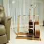 원목 기타거치대 guitar stand / 둥근작업실 / 원목가구 주문제작 / 샘플링 / 샘플제작