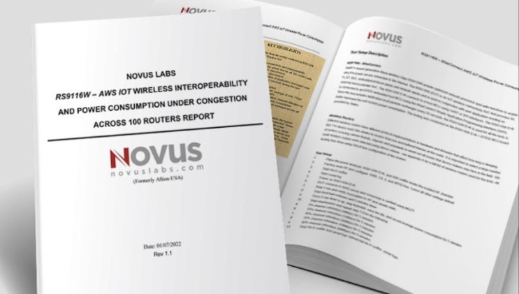 RS9116 Robust low-power Wi-Fi Interoperability, Novus Labs tests on 100 ...