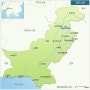 파키스탄 지도와 인더스 문명