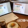 LG 그램+view 노트북 듀얼모니터 !