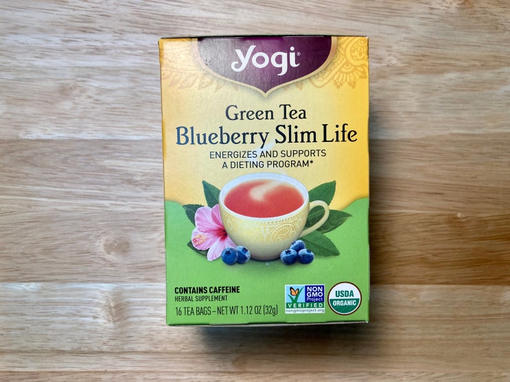 요기티(Yogi) 그린티 블루베리 슬림 라이프(Green Tea Blueberry Slim Life) : 네이버 블로그
