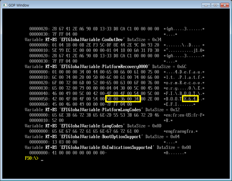 EFI Shell 32bit or 64bit 확인 방법 : 네이버 블로그