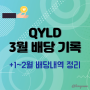 3월 QYLD 배당 기록 (연 10% 배당금 쏠쏠하네)