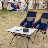 봄 피크닉 필수템 | 카몬 초경량 접이식 캠핑 롤테이블